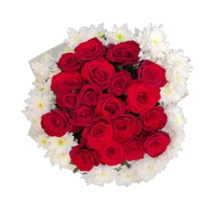 Red Rose & Daisey Bouquet