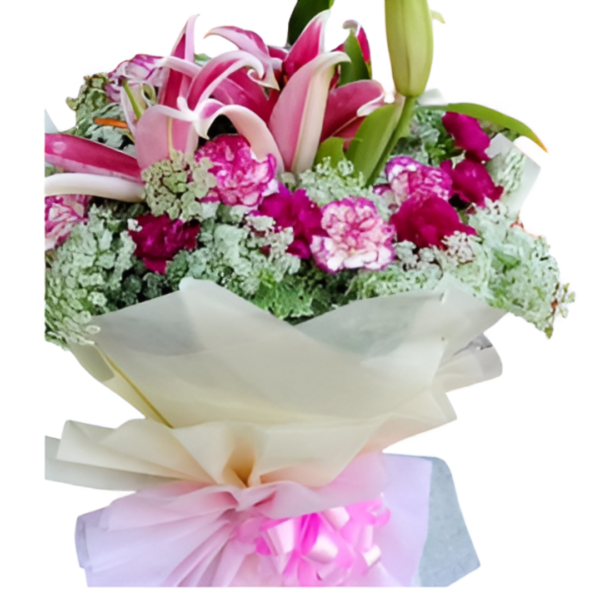 Bunch Of Lily & Mix Flower